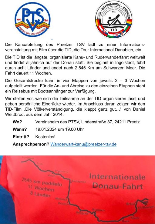 Einladung zur Infoveranstaltung zur TID-Tour
